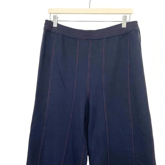Anthropologie Navy Cropped Pants - Picture 3 of 8